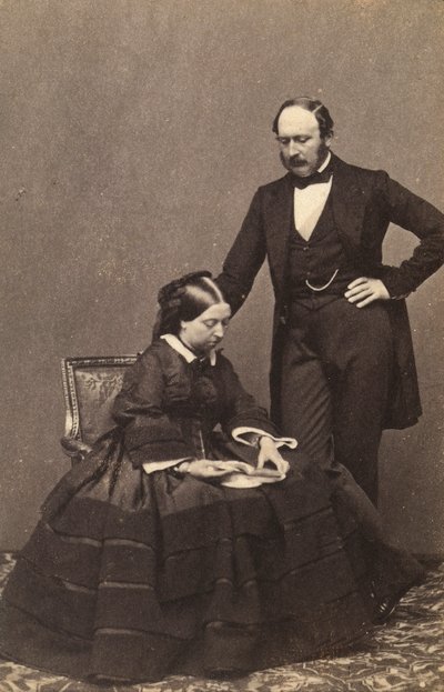 Porträt von Königin Victoria von England und Prinzgemahl Albert von Sachsen-Coburg-Gotha von Unknown photographer