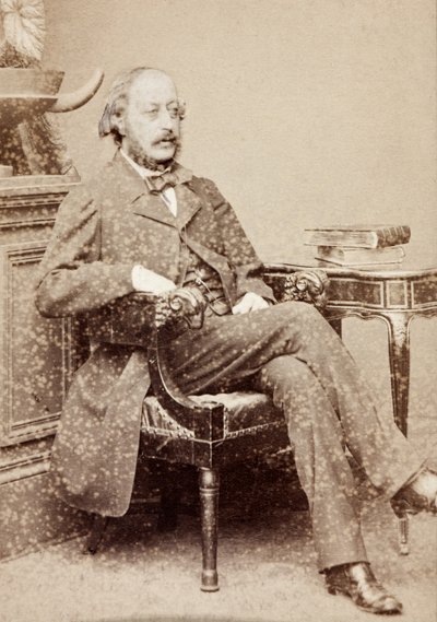 Porträt von Stephen Heller, ca. 1860er (s/w Foto) von Unknown photographer