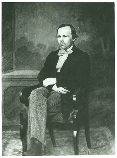 Porträt des Autors Fjodor Michailowitsch Dostojewski (1821-1881) von Unknown photographer