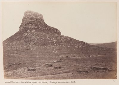 Das Schlachtfeld von Isandlwana von Unknown photographer