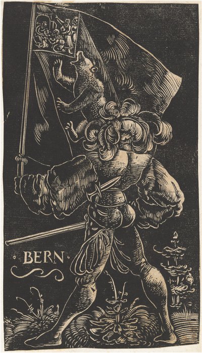 Fahnenträger des Kantons Bern von Urs Graf