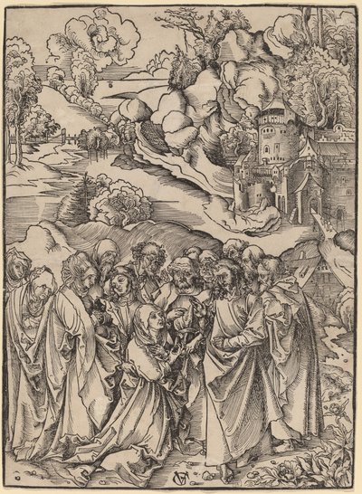 Christus und die Apostel und die heiligen Frauen von Urs Graf I