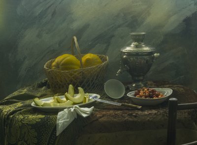 Rustikale Melonen und Samowar von UstinaGreen