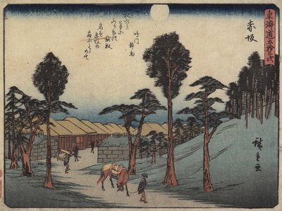 Akasaka, 1837-1844 von Utagawa Hiroshige
