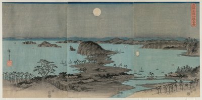 Acht Ansichten von Kanazawa bei Nacht von Utagawa Hiroshige