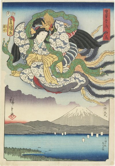Ejiri, August 1854 von Utagawa Hiroshige