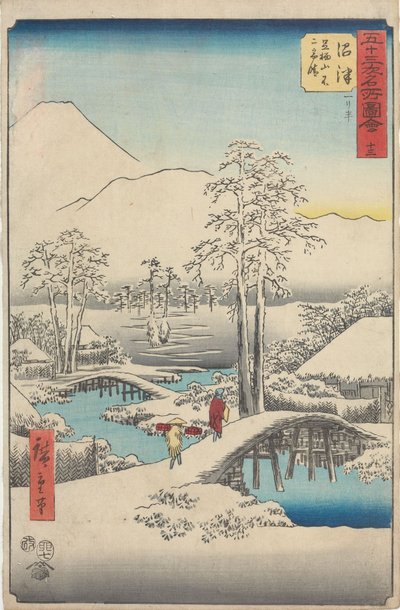 Berühmte Ansichten der dreiundfünfzig Stationen von Utagawa Hiroshige