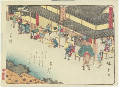 Kusatsu, 1837-1844 von Utagawa Hiroshige
