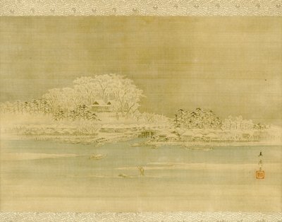 Matsuchiyama am Sumida-Fluss von Utagawa Hiroshige