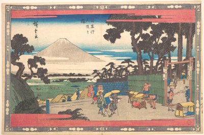 Gionin-Hang in Meguro von Utagawa Hiroshige
