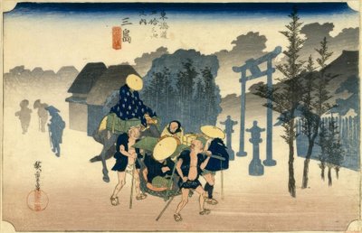 Mishima Station 11 von Utagawa Hiroshige