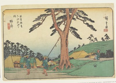 Nr. 62 Samegai, 1830-44 (Farbholzschnitt) von Utagawa Hiroshige