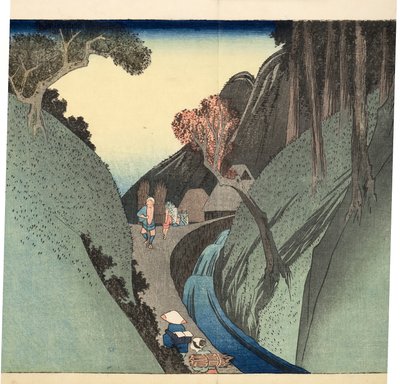 Okabe: Utsu-Berg, ca. 1832-33 von Utagawa Hiroshige