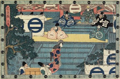Prolog, ca. 1838 von Utagawa Hiroshige