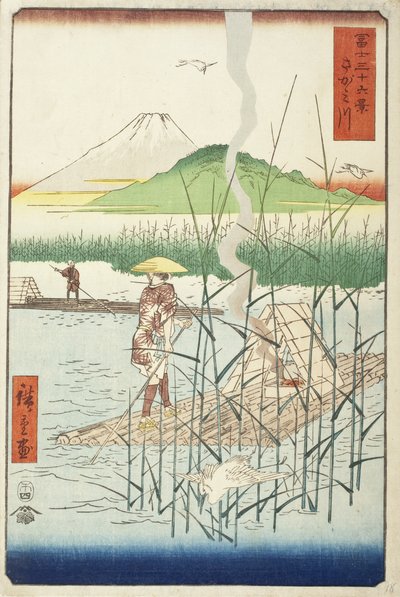 Der Sagami-Fluss von Utagawa Hiroshige