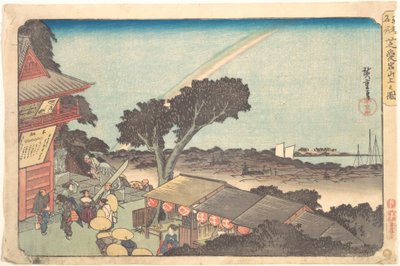 Shiba Atago Sanjo no Zu von Utagawa Hiroshige