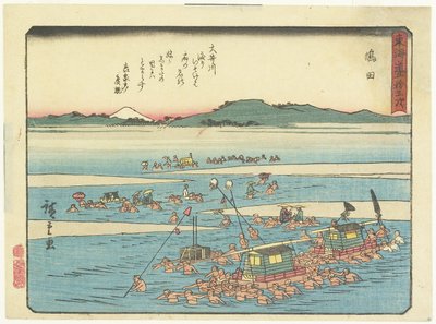 Shimada, 1837-1844 von Utagawa Hiroshige