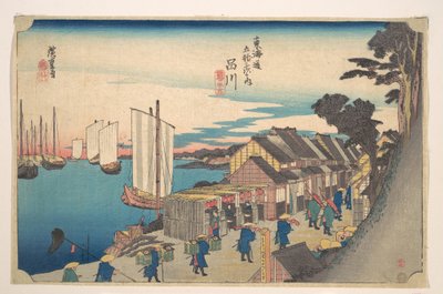 Shinagawa; Shoko Detachi von Utagawa Hiroshige
