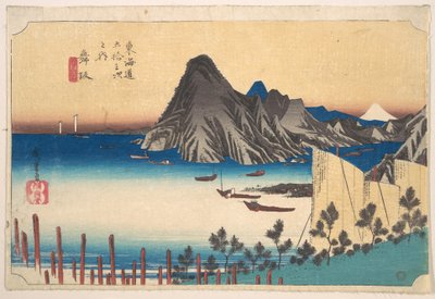 Blick auf Imaki Point von Maizaka von Utagawa Hiroshige