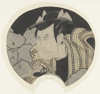 Schauspieler mit Schwert von Utagawa Kunimasa