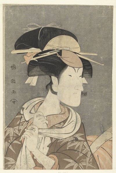 Büste von Nakayama Tomisaburo von Utagawa Kunimasa