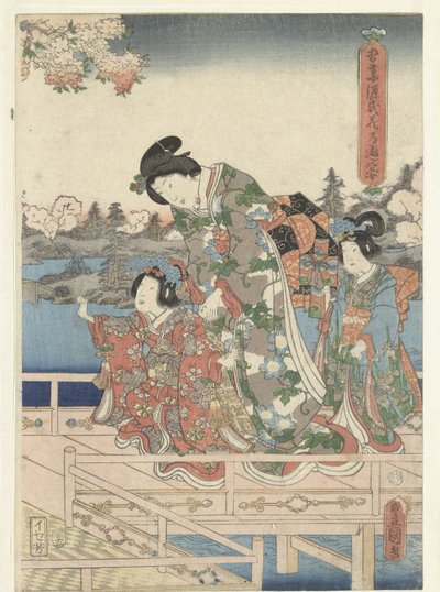Ein Frühlingsbankett für die östlichen Genji von Utagawa Kunisada (I)