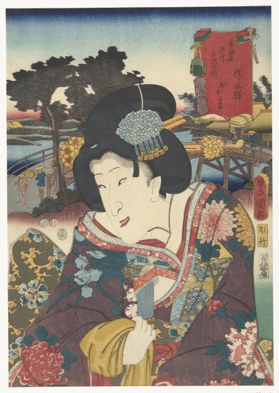 Hodogaya Die 53 Stationen der Tokaido von Utagawa Kunisada (I)