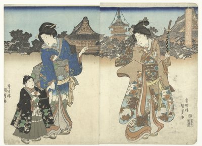 Kinryuzan in Asakusa in der östlichen Hauptstadt von Utagawa Kunisada (I)
