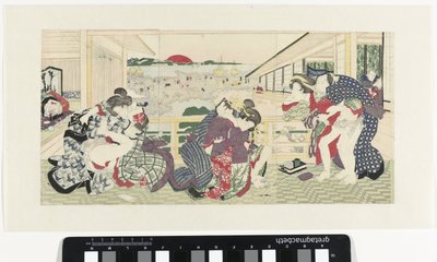 Liebespaare auf der Veranda von Utagawa Kunisada (I)
