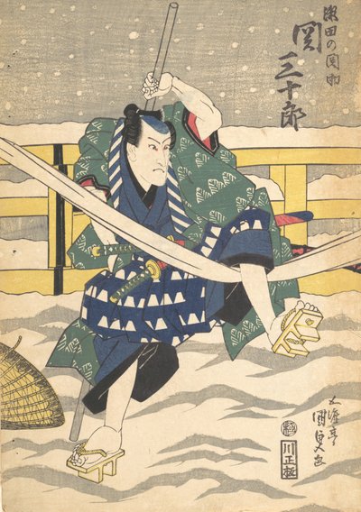 Druck, 19. Jahrhundert von Utagawa Kunisada