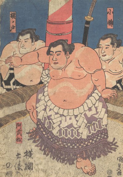 Druck, 19. Jahrhundert von Utagawa Kunisada