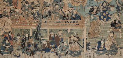 Die Kagamiyama-Demonstration von Utagawa Kunisada III