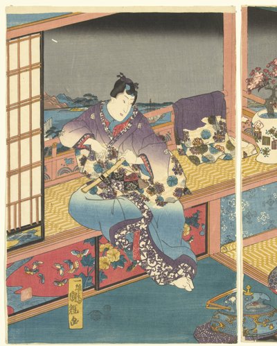 Blumen von Utagawa Kuniteru