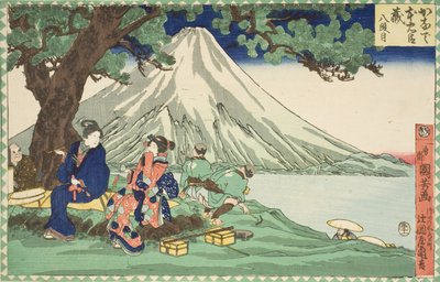 Akt Acht: Reise von Utagawa Kuniyoshi
