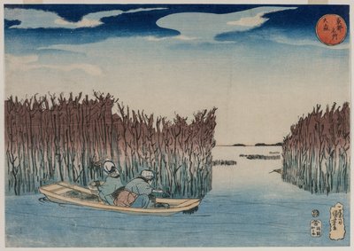 Omori, aus der Serie Berühmte Orte in der östlichen Hauptstadt, frühe 1830er Jahre von Utagawa Kuniyoshi