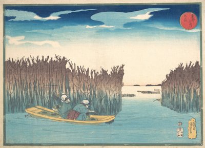 Seetangsammler in Omori von Utagawa Kuniyoshi
