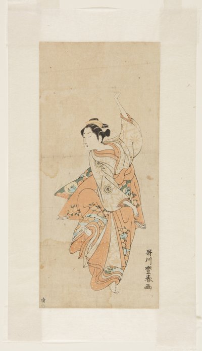 Tanzende Geisha von Utagawa Toyoharu
