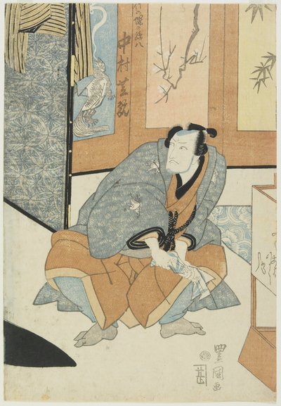 Der Schauspieler Nakamura Shikan als Magohachi von Takenozuka von Utagawa Toyokuni