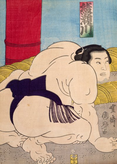 Sumo-Ringer von Utagawa Toyokuni