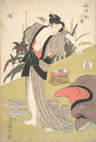 Der erste Besuch des Kuckucks von Utagawa Toyokuni I