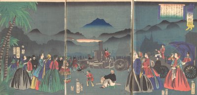 Frankreich, 2. Monat, 1865 von Utagawa Yoshitora