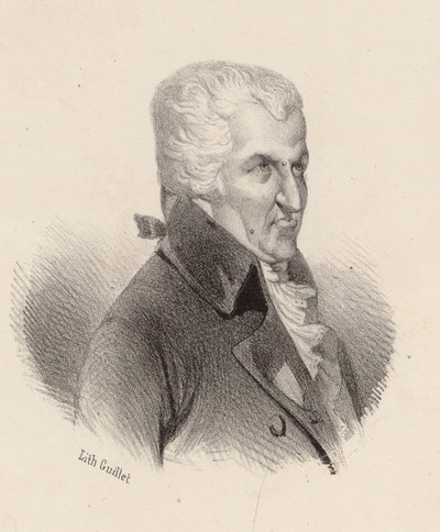 Porträt des Komponisten Pierre-Alexandre Monsigny 1729-1817 von V. Guillet