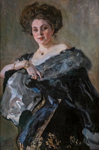 Porträt von Evdokiya Sergeevna Morozova von Valentin Aleksandrovich Serov