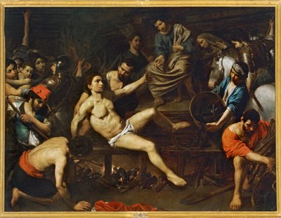 Martyrium des Heiligen Laurentius von Valentin de Boulogne