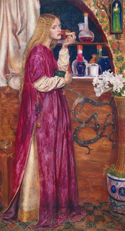 Die Königin war im Salon und aß Brot und Honig von Valentine Cameron Prinsep