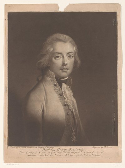 Porträt von Willem George Frederik von Oranien-Nassau von Valentine Green