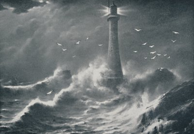 Eddystone-Leuchtturm, 1910 von Valentine and Sons Ltd