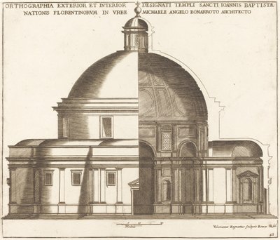 Abschnitt der Kirche des Heiligen Johannes des Täufers von Valerien Regnard