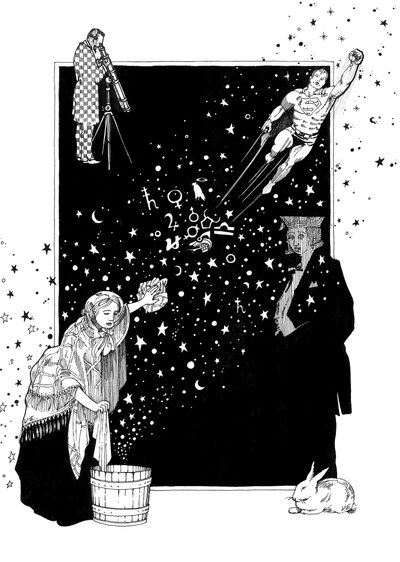 Fantastische Geschichten der Sterne des Firmaments von Valerio Eletti