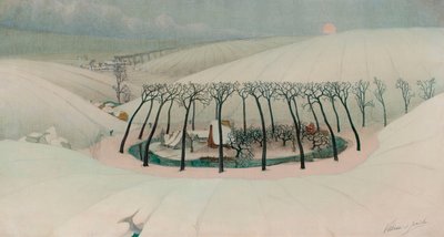Ein Bauernhof im Tal, ca. 1916 von Valerius de Saedeleer